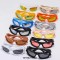 Vintage 2000s Twisted Hip Hop Trendy Streetwear Sunglasses - Black Silver