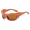 Vintage 2000s Twisted Hip Hop Trendy Streetwear Sunglasses - Coffee Brown