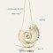 Shiny Acrylic Clutch Novelty Conch shaped Chain Shoulder Bags - Rose Acrylic