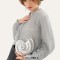Shiny Acrylic Clutch Novelty Conch shaped Chain Shoulder Bags - Rose Acrylic