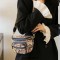 Shoulder Crossbody Zipper Crossbody Kawaii Bear Pattern Versatile Chest Bag- Blue