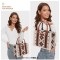 Multi-functional Designer Native American Pattern Print Tote Large Crossbody Handbag - Orange Polyester