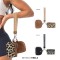 American Native Pattern Cute Large Capacity Waist  Adjustable Strap Crossbody Belt Bag - White Polyester