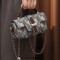 Retro Crosbody Straps Stylish Bandbag Bag - Blue