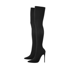 Sock Stocking Thigh High Stiletto Stretch Boots