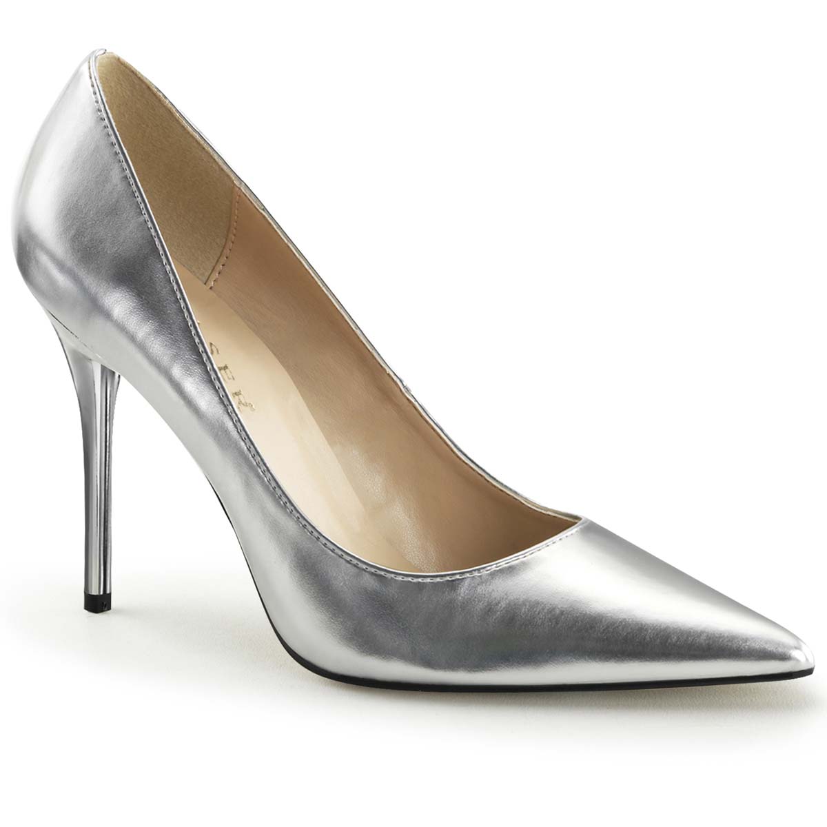 talon gris argenté