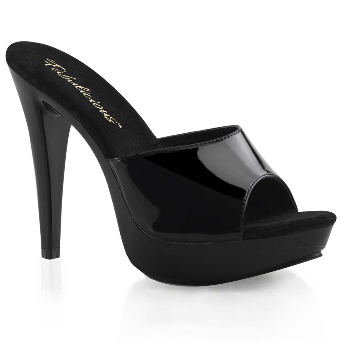 Pleaser Fabulicious COCKTAIL-501 - Black Black in Sexy Heels ...