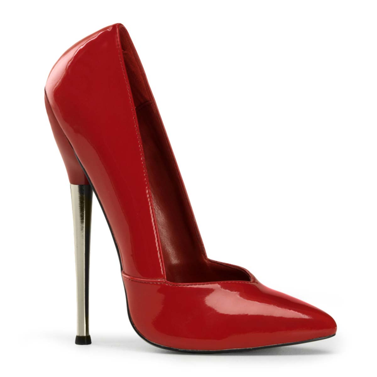 Pleaser Devious Dagger-03 - Red Pat in Sexy Heels & Platforms - $42.29