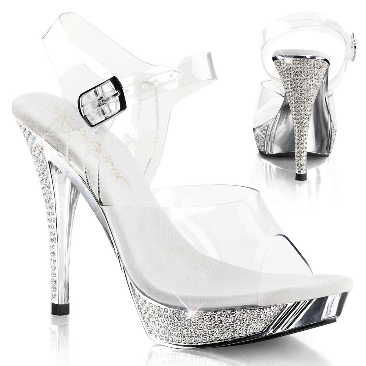 5 inch Stiletto w/ Heel Ankle Strap