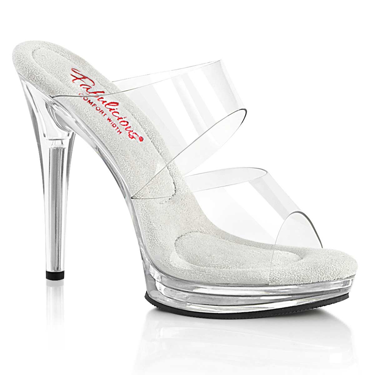 Pleaser Glory-502 - Clear in Sexy Heels & Platforms - $45.75