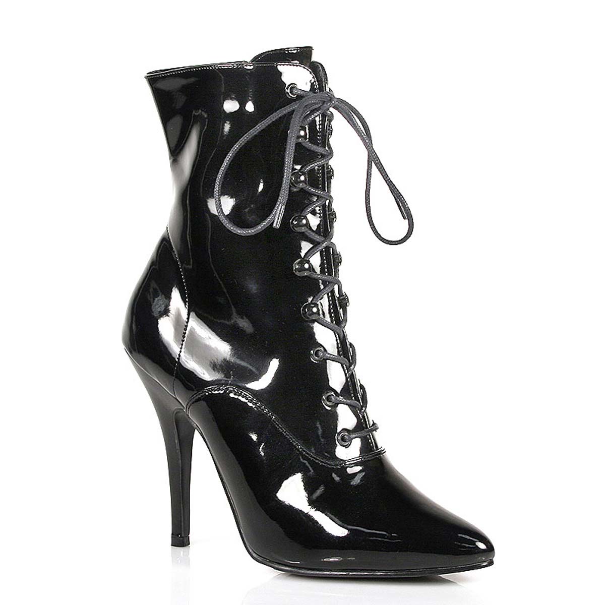 Pleaser Seduce-1020 - Black Patent in Sexy Boots - $73.95
