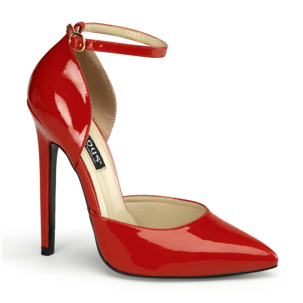 Pleaser Devious Sexy-21 - Red Patent in Sexy Heels & Platforms - $36.95