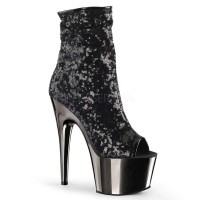 ADORE-1008SQ - Black Sequins Black
