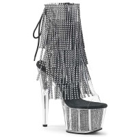 ADORE-1017SRS - Clear Black Rhinestones Black SRhinestones