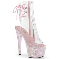 Adore-1018C - Clear Pink Multi Glitter  