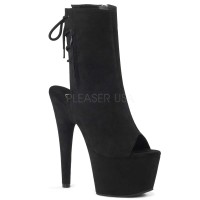 Adore-1018FS - Black Faux Suede  