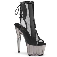 Adore-1018MSHT - Black Pat Mesh Smoke  