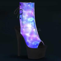 Adore-1018REFL - Purple Blue Reflective Black Matte  