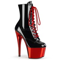 Adore-1020 - Black Pat Red Chrome  