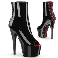 Adore-1025 - Black Red Pat  