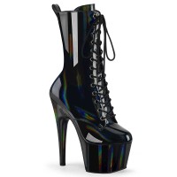 Adore-1040WR-HG - Black Hologram Patent with Matching Bottom