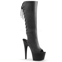 Adore-2018 - Black Faux Leather Matte  