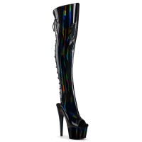 Adore-3019HWR - Black Stretch Hologram