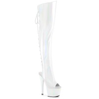 Adore-3019HWR - White Stretch Hologram