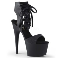 Adore-700-14 - Black Faux Leather Matte  