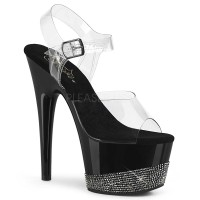 Adore-708-3 - Clear Black Pewter 