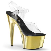 Adore-708 - Clear Gold Chrome  