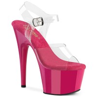 Adore-708 - Clear Hot Pink