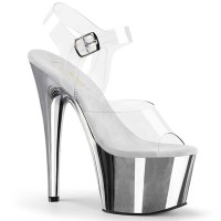 Adore-708 - Clear on Silver Chrome