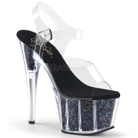 Adore-708CG - Clear Black Confetti Glitter  