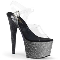 Adore-708OMBRE - Clear Silver Black Ombre  