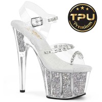 Adore-708PREM-STNG - Clear Silver Glitter Inserts