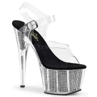 Adore-708SRS - Clear Black Rhinestones  