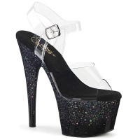 Adore-708SS - Clear Black Multi Glitter