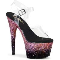 Adore-708SS - Clear Black Pink Multi Glitter