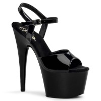 Adore-709 - Black Patent Black