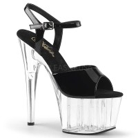 Adore-709 - Black Pat Clear  