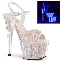 Adore-710UVG - Neon Pink Glitter  