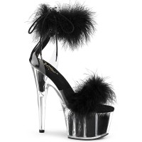 Adore-724F - Clear Black Fur