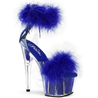 Adore-724F - Clear Royal Blue Fur Matching
