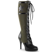 ARENA-2022 - Black Pu Army Green Canvas