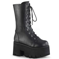 Ashes-105 - Black Vegan Leather  