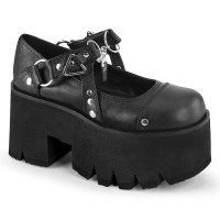 Ashes-33 - Black Vegan Leather