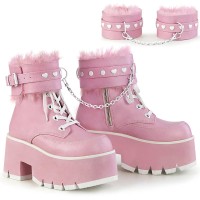 Ashes-57 - Pink Vegan Leather