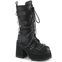Assault-117 - Black Vegan Leather