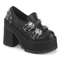 Assault-38 - Black Vegan Leather